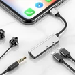Kép 3/7 - Baseus 3-in-1 iP Lightning to 2x lightning + 3.5mm Audio Adapter L52 Ezüst (CALL52-S1)