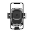 Kép 3/9 - Baseus autós tartó (szélvédőre, műszelfalra, automata, QI Wireless, vezeték nélküli töltés) FEKETE (WXZN-B01)