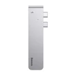 Obraz 1/6 - Baseus Thunderbolt C Dual Type-C na USB3.0/HDMI/Type-C HUB adaptér Dark Grey (CAHUB-B0G)