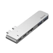 Obraz 5/6 - Baseus Thunderbolt C Dual Type-C na USB3.0/HDMI/Type-C HUB adaptér Dark Grey (CAHUB-B0G)