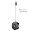 Kép 3/6 - Baseus Multi HUB Round Box USB 3.0 to 1x USB3.0 + 3x USB2.0 Fekete (CAHUB-F01)