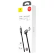 Obraz 2/4 - Baseus Magnetický magnetický kábel USB C typu C pre MacBook 4,3 A 1,5 m čierny (CATBL-01)