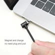 Obraz 4/4 - Baseus Magnetický magnetický kábel USB C typu C pre MacBook 4,3 A 1,5 m čierny (CATBL-01)