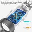 Obraz 6/6 - Baseus Malá skrutka 3,4A Univerzálna inteligentná nabíjačka do auta, 2x USB, červená (CAXLD-C09)