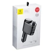 Kép 2/6 - Baseus Locomotive Bluetooth FM Transmitter Transzmitter és autós töltő 2 USB aljzattal MP3 fekete (CCALL-RH01)