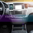 Kép 5/6 - Baseus Locomotive Bluetooth FM Transmitter Transzmitter és autós töltő 2 USB aljzattal MP3 fekete (CCALL-RH01)