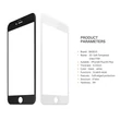 Imagine 5/6 - Baseus Apple iPhone 6/6s 0,23 mm Anti-rupere margine Arc-surface Protecție de ecran din sticlă călită - negru (SGAPIPH6S-DE01)