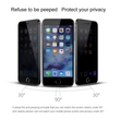 Kép 3/6 - Baseus iPhone 8/7 Plus Anti-spy lekerekített Edzett üveg kijelzővédő fólia Fekete (SGAPIPH8P-TG01)