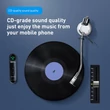 Kép 2/6 - Baseus Qiyin Bluetooth audio vevő AUX mini jack autórádióhoz kihangosító fekete (WXQY-01)