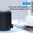Kép 3/6 - Baseus Qiyin Bluetooth audio vevő AUX mini jack autórádióhoz kihangosító fekete (WXQY-01)