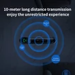 Kép 4/6 - Baseus Qiyin Bluetooth audio vevő AUX mini jack autórádióhoz kihangosító fekete (WXQY-01)