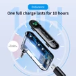 Kép 5/6 - Baseus Qiyin Bluetooth audio vevő AUX mini jack autórádióhoz kihangosító fekete (WXQY-01)