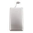 Intenso 10000mAh Power Bank beépített kábellel ezüst