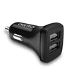 Kép 1/6 - CHOETECH C0019 2 USB portos autós töltő
