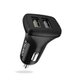 Kép 2/6 - CHOETECH C0019 2 USB portos autós töltő