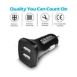 Kép 6/6 - CHOETECH C0019 2 USB portos autós töltő