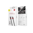 Obraz 2/4 - Baseus Golden Belt Series iPhone Lightning USB kábel 1m čierno-červený