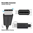 Obraz 3/4 - Choetech AC0002 Vysokorýchlostný dátový a nabíjací kábel USB A na USB typu C 1M