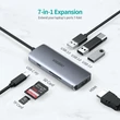 Obraz 4/8 - Choetech HUB-M19 7 v 1 Multiport USB C HUB Adaptér 3x USB 3.0 HDMI Čítačka kariet Micro SD / SD