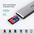 Kép 8/9 - Choetech dokkolóállomás Apple MacBook Pro adapterhez HUB USB Type C 7in2 100W PD szürke (HUB-M24)