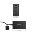 Kép 2/5 - Choetech Q34U2Q Multi USB Töltő tápegység EU USB-C PD 5 port 60W