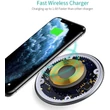 Kép 4/6 - Choetech T559-F USB-C 15W Nagyteljesítményű Üveg borítású Vezeték nélküli gyorstöltő