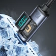 Obraz 2/6 - Joyroom Prism Series A16 USB-C / USB-C 100W 1.2m Kábel s LED Displejom - Čierna