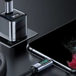 Obraz 3/6 - Joyroom Prism Series A16 USB-C / USB-C 100W 1.2m Kábel s LED Displejom - Čierna