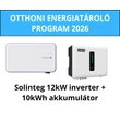 Kép 1/3 - Otthoni Energiatároló Program 2026 csomagajánlat - Solinteg 3 fázisú 12kW hibrid inverter + 10kWh akkumulátor