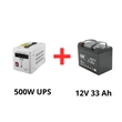 Obraz 1/6 - Volt Polska Zelený článok Neprerušiteľný zdroj napájania pre obehové čerpadlá 500W + MPLPower 33Ah batéria