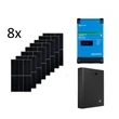 Kép 1/4 - Szigetüzemű napelemes MPPT rendszer csomag / szett Victron Energy EASYSOLAR-II 48V 3000VA / 2400W PowerNest Energiatároló 8x405W napelem