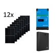 Kép 1/4 - Szigetüzemű napelemes MPPT rendszer csomag / szett Victron Energy EASYSOLAR-II 48V 5000VA / 4000W PowerNest Energiatároló 12x405W napelem