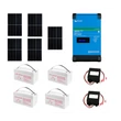 Kép 1/4 - Szigetüzemű napelemes MPPT rendszer csomag / szett Victron Energy EASYSOLAR-II 24V 3000VA / 2400W AGM 4x110Ah Akkumulátor 5x405W napelem