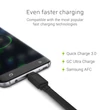 Obraz 3/5 - Green Cell GC matný dátový a nabíjací kábel Micro USB s dĺžkou 25 cm a podporou rýchleho nabíjania