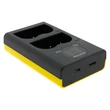 Obraz 5/5 - PATONA Dual LCD USB nabíjačka pre Nikon EN-EL3e Olympus BLM1 BLM5 Pentax D-LI50