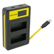 Obraz 2/4 - PATONA Smart Dual LCD USB nabíjačka pre Canon LP-E10 EOS EOS1100D EOS-1100D Rebel T3 Kiss X50