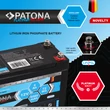 Obraz 4/6 - Batéria PATONA Platinum LiFePO4 12V 6Ah 72Wh 6000mAh