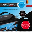 Kép 4/6 - PATONA Platinum LiFePO4 akkumulátor 12V 100Ah 1200Wh 100.000mAh