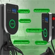 Kép 7/10 - PATONA Premium Wallbox WB1-11 töltőállomás elektromos oszlopos aljzat elektromos autóhoz 11kW, Type 2 Dugó, 5m kábellel