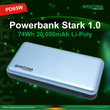 Picture 3/4 -PATONA Premium Powerbank Stark 1.0 PD65W 20000mAh with 2 integrated charging cables USB-C Lightning