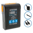 Obraz 1/8 - PATONA Platinum V-Mount batéria BP-75W PD65 74Wh USB-C USB-A 2xD-Tap DC-out vrátane pevného puzdra