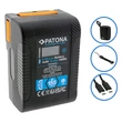 Kép 1/8 - PATONA Platinum V-Mount akkumulátor BP-155W PD65 155Wh USB-C USB-A 2xD-Tap DC-kimenet keménytokkal együtt