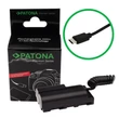 Kép 1/5 - PATONA Premium USB-C bemeneti akkumulátor adapter Sony NP-FM50 NP-F550 NP-F750 NP-F960 NP-F970 NP-FM500 készülékhez