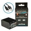 Kép 1/3 - PATONA platinum akkumulátor USB-C bemenettel Sony NP-FV100 FDR-AX40 FDR-AX45 FDR-CX680 NEX-VG30 készülékhez