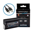 Imagine 1/4 - Baterie PATONA Platinum cu intrare USB-C pentru Panasonic DMW-BLK22 S5 G9 GH5 GH5S