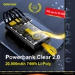 Picture 5/5 -PATONA Powerbank Clear 2.0 PD22.5W 20,000mAh with 4 integrated charging cables