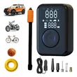 Obraz 4/7 - PATONA elektrická vzduchová pumpa 10,3 bar 150 PSI prenosný batériový kompresor LED svetlo SOS svetlo power banka pre auto e-bike motocykel vrátane tašky