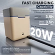 Imagine 3/6 - PATONA PROTECT Retro Dual Charger Box incl. 2x Baterii pentru Sony NP-FZ100
