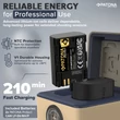 Imagine 5/7 - PATONA PROTECT Retro Dual Charger Box incl. 2x Baterii pentru Canon LP-E6P/NH
