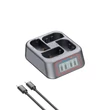 Kép 1/3 - PATONA Platinum USB-C PD QC 4-csatornás gyors töltő Canon LP-E6 / LP-E6N / LP-E6NH / LP-E6P számára